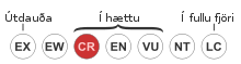 Status iucn3.1 CR-is.svg